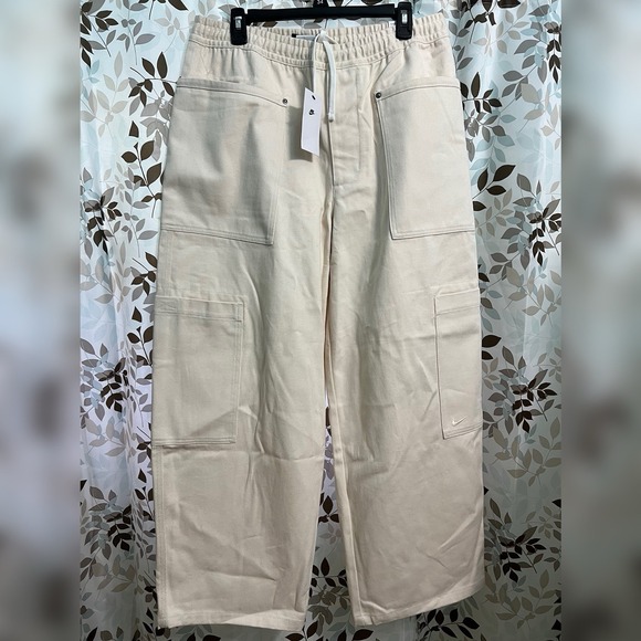 LARGE Nike Life Canvas Utility Cargo Baggy PantsWide Leg JNCO Men's HJ0643-901